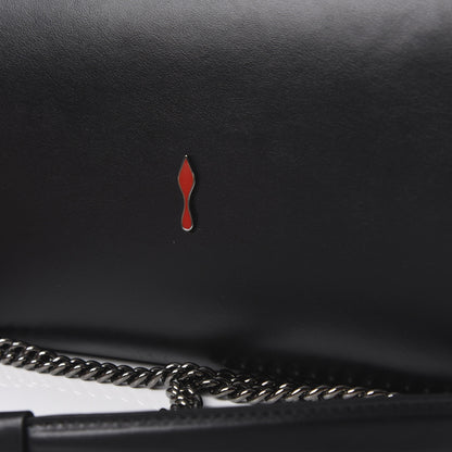 Christian Louboutin Calfskin Patent Spikes Paloma Clutch Black 14 of 14