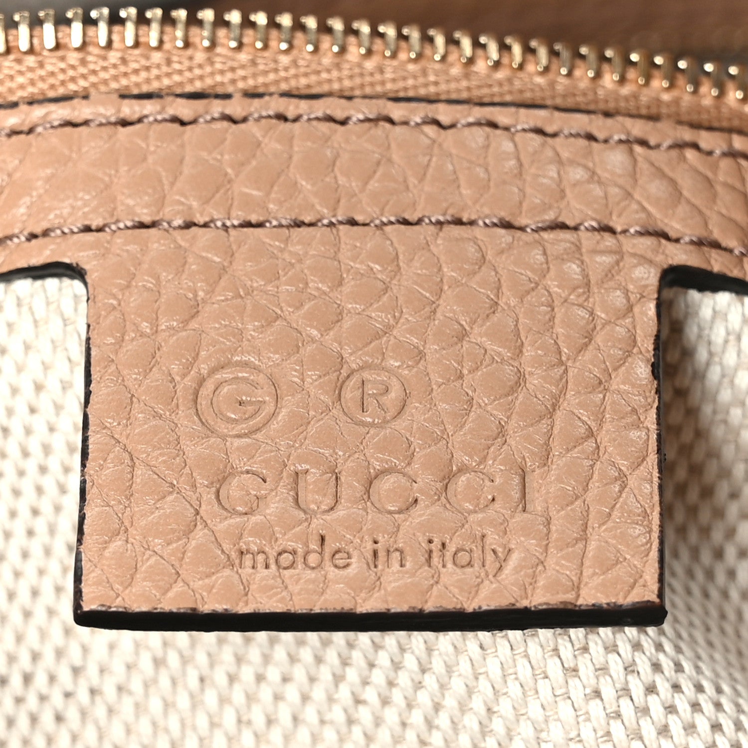 Gucci Pebbled Calfskin Large Soho Hobo Camelia 6 of 9