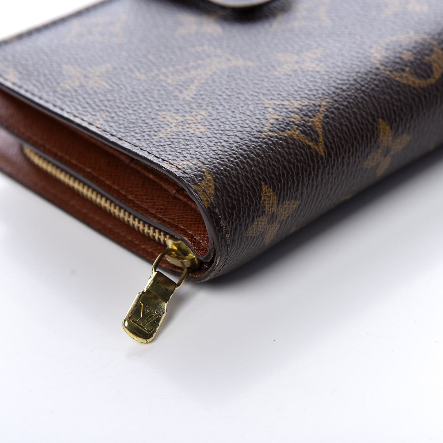 Monogram Zipped Papers Wallet