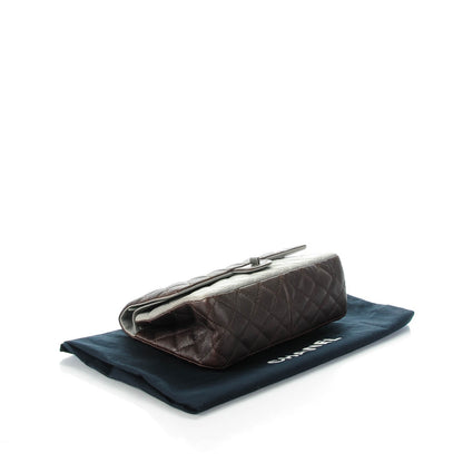 Chanel Caviar Iridescent Calfskin Quilted 2.55 Reissue 226 Flap Brown Grey 4 of 8