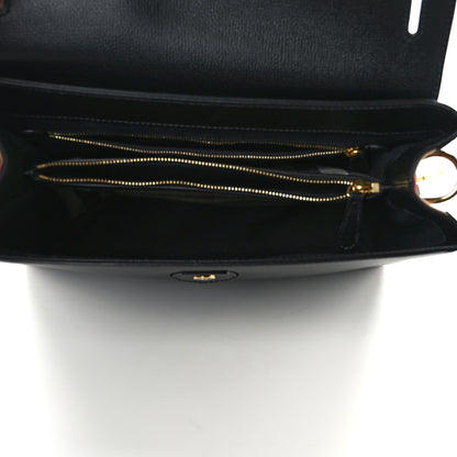 Burberry Derby Calfskin House Check Medium Camberley Black 5 of 18