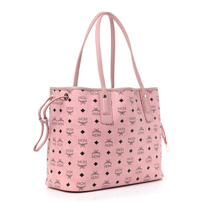 MCM Visetos Medium Liz Reversible Shopper Tote Pink 3 of 12