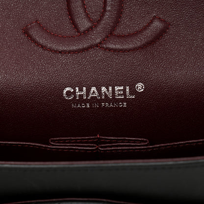 Chanel Lambskin Quilted Medium Double Flap Black 7 of 10