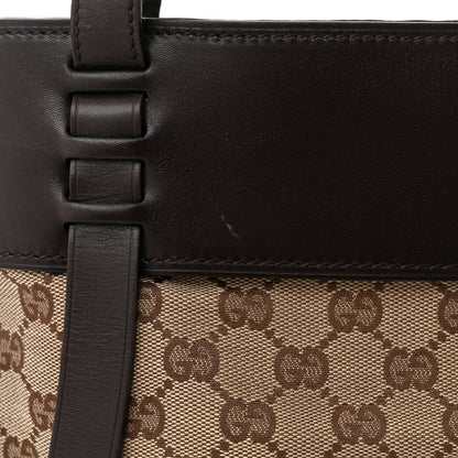 Gucci Monogram Calfskin Tote Dark Brown 12 of 12