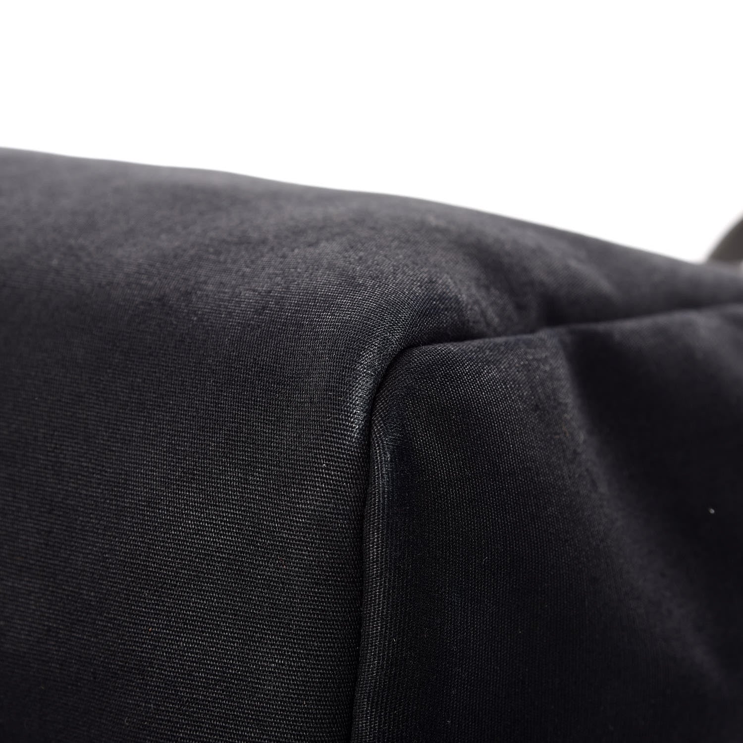 Hermes Toile Vache Calfskin Herbag 40 GM Black 7 of 19