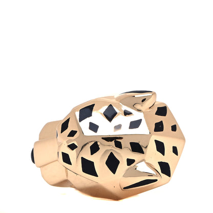 Cartier 18K Yellow Gold Tsavorite Onyx Panthere De Cartier Ring 52 6 3 of 6