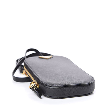 Prada Saffiano Mini Bag Black 4 of 9