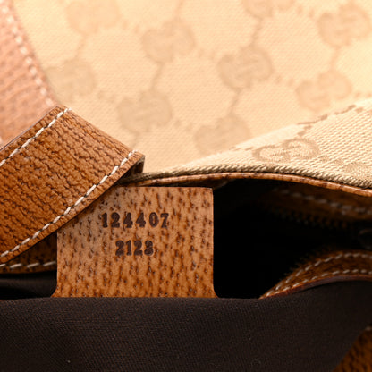 Gucci Monogram Calfskin Large Bardot Shoulder Bag Light Brown 7 of 10