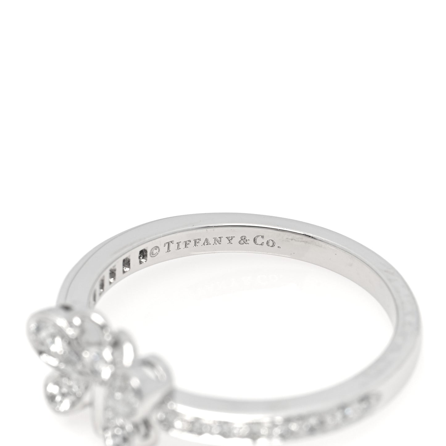 Platinum Diamond Enchant Butterfly Ring 50 5.5