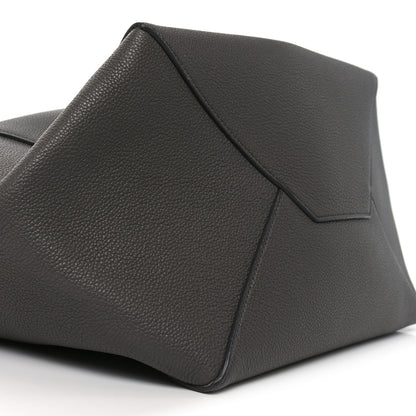 Celine Soft Grained Calfskin Medium Belt Cabas Phantom  Grey 14 of 17