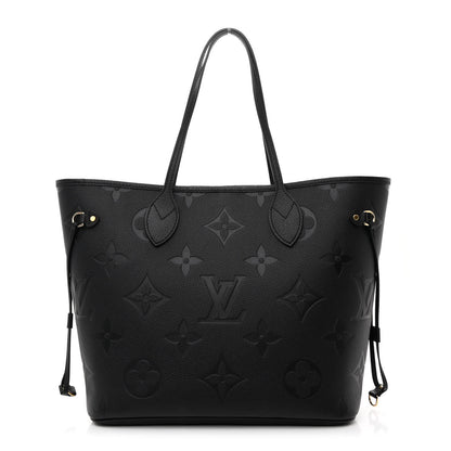 Louis Vuitton Empreinte Monogram Giant Neverfull MM Black 1 of 9