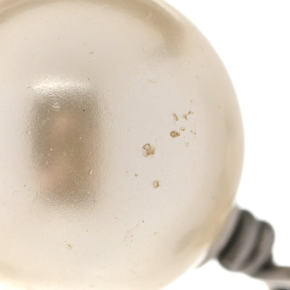 Chanel Crystal Pearl Star CC Short Necklace Silver 7 of 9