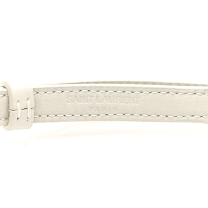 Saint Laurent Calfskin Matelasse Monogram Lou Belt Bag Ivory 8 of 11