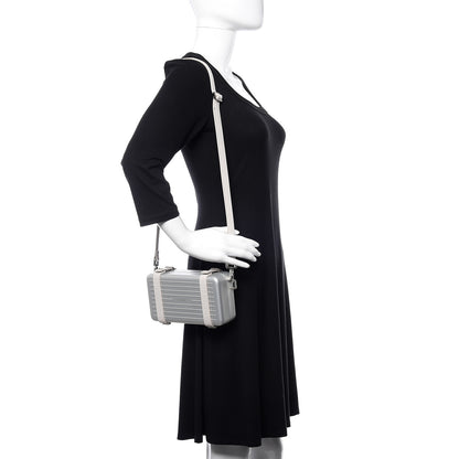 Christian Dior X RIMOWA Aluminum Personal Clutch On Strap Silver 2 of 13