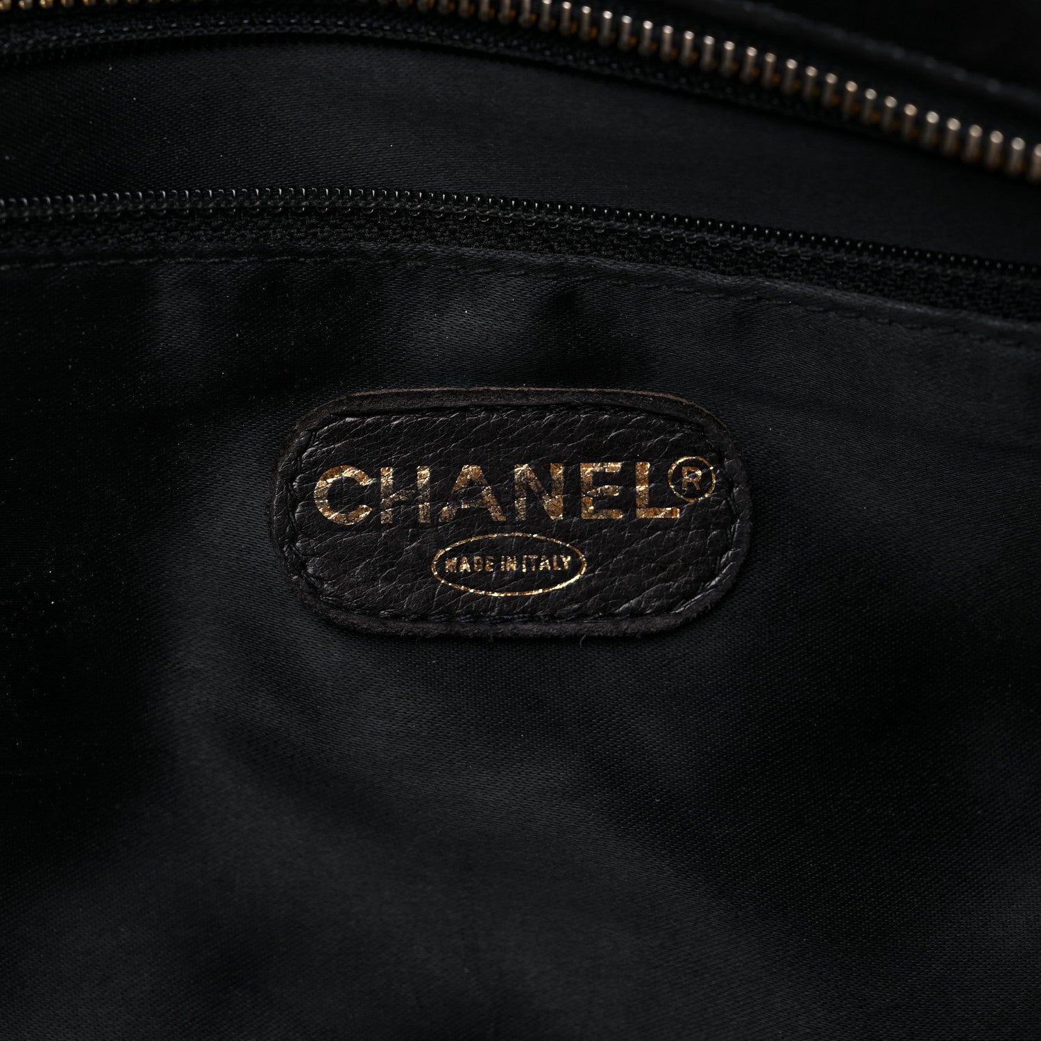 Chanel Lambskin Large Quilted Shopping Tote Black 6 of 15
