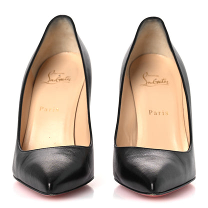 Christian Louboutin Shiny Nappa Pigalle Follies 100 Pumps 38.5 Black 3 of 12