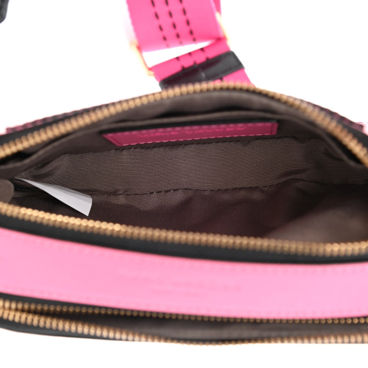 Saffiano Small Snapshot Camera Bag Pink