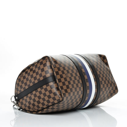 Louis Vuitton Savane Damier Ebene Keepall Bandouliere 45 4 of 9
