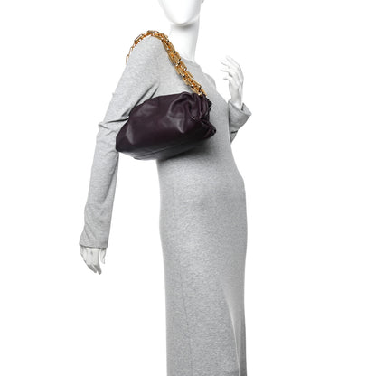 Bottega Veneta Calfskin The Pouch Chain Grape 2 of 10