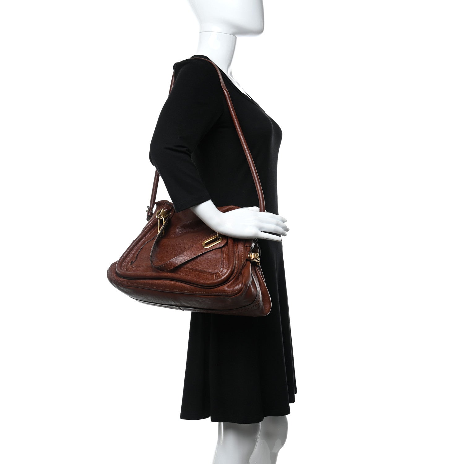 Chloe Calfskin Medium Paraty Brown 2 of 11