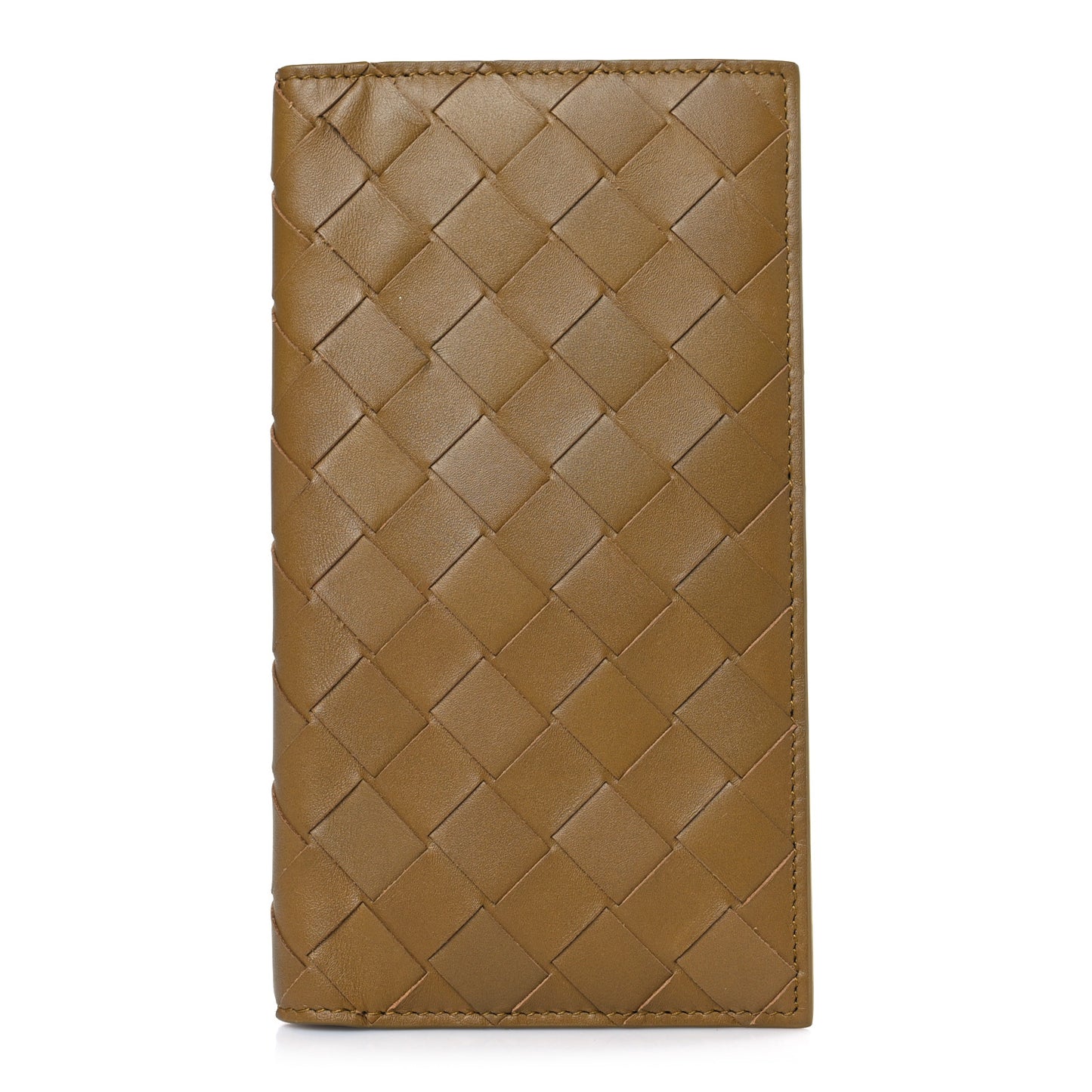 Nappa Intrecciato Long Wallet Acorn