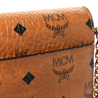 MCM Visetos Medium Patricia Wallet On Chain Cognac 12 of 12