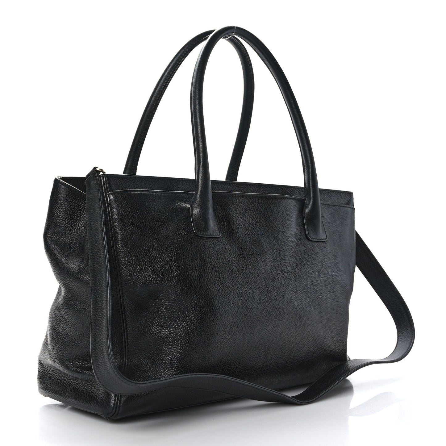 Deerskin Cerf Executive Shopper Tote Black