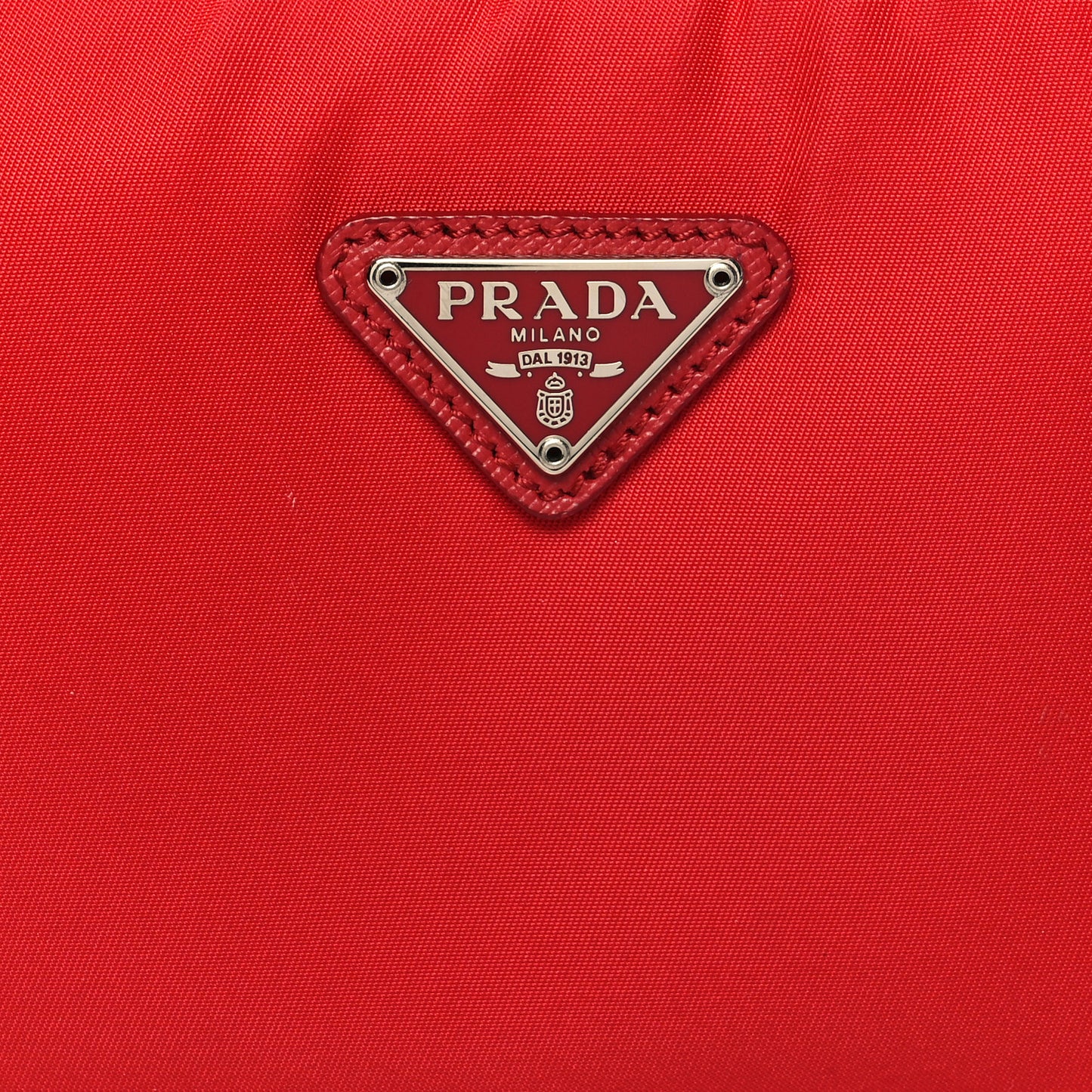 Tessuto Nylon Mini Re-Edition 2000 Bag Rosso