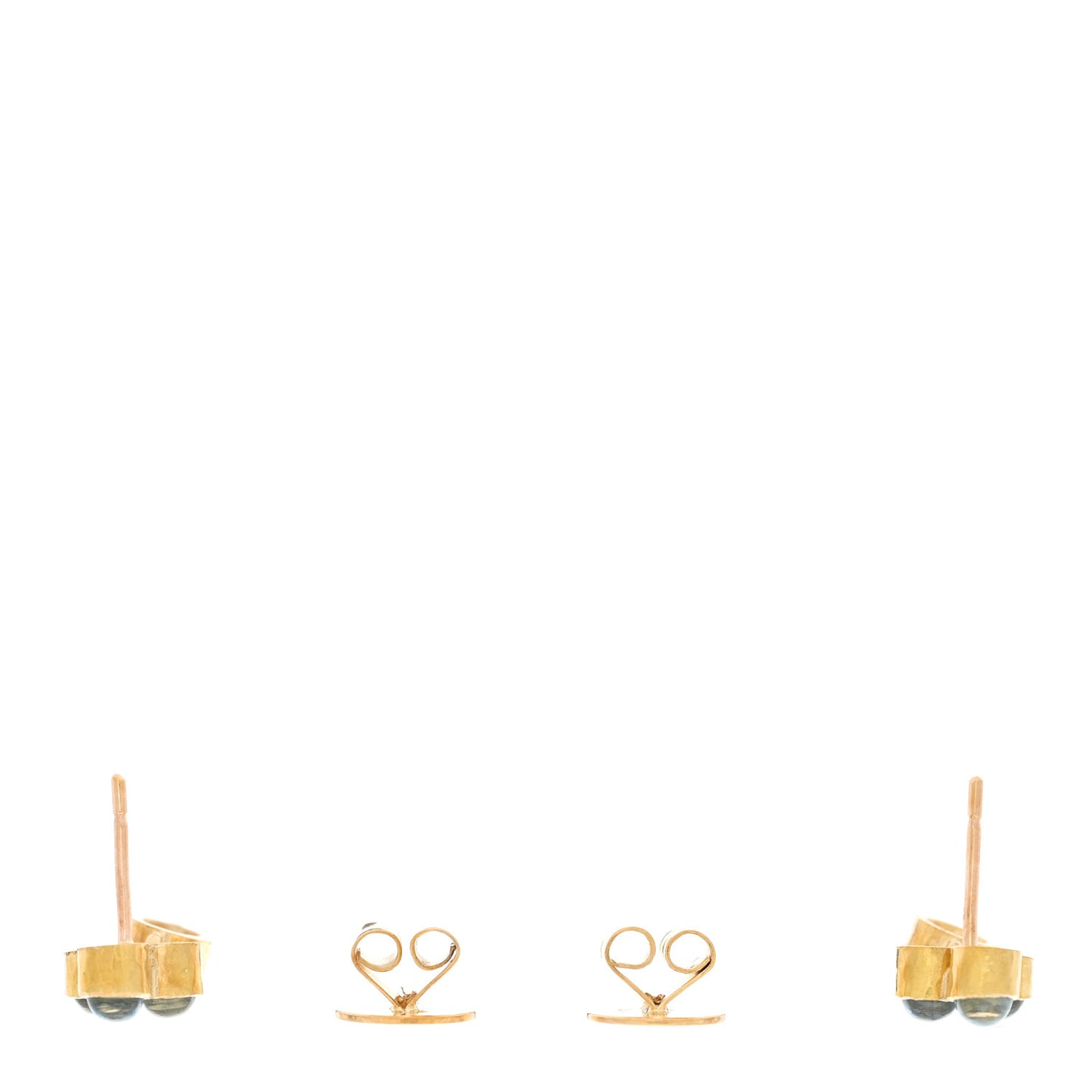 19K Yellow Gold Aquamarine Drop Earrings