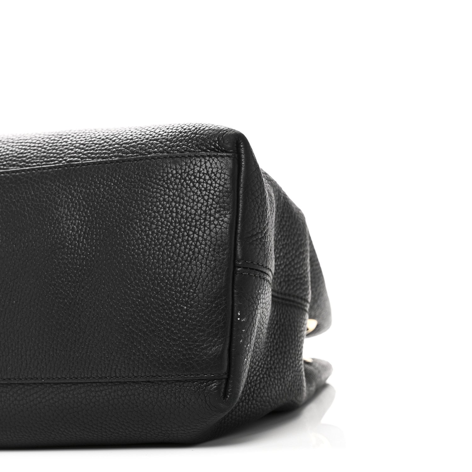 Gucci Pebbled Calfskin Medium Soho Chain Shoulder Bag Black 10 of 10