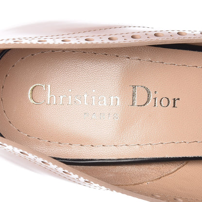 Christian Dior Calfskin Spectadior High Heel Pumps 39.5 Nude Black 6 of 8