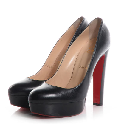Christian Louboutin Calfskin Bibi 140 Pumps 40.5 Black 3 of 9