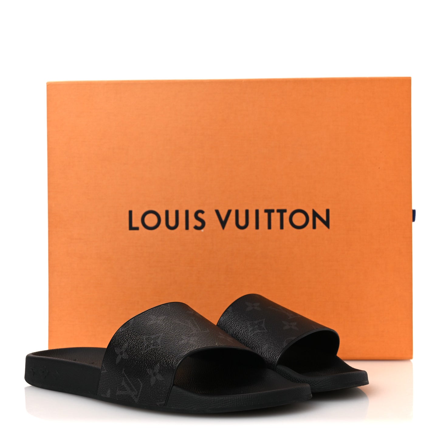 Monogram Eclipse Mens Waterfront Mules 7 Black
