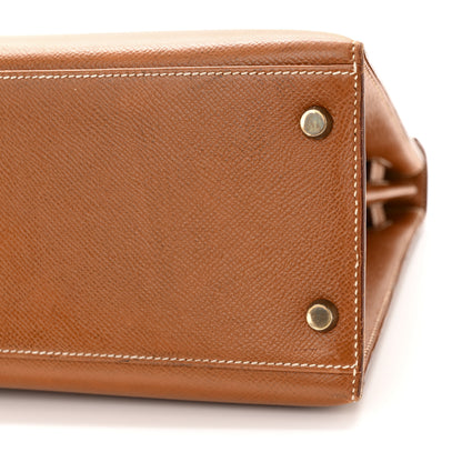 Hermes Courchevel Kelly Sellier 32 Gold 9 of 34