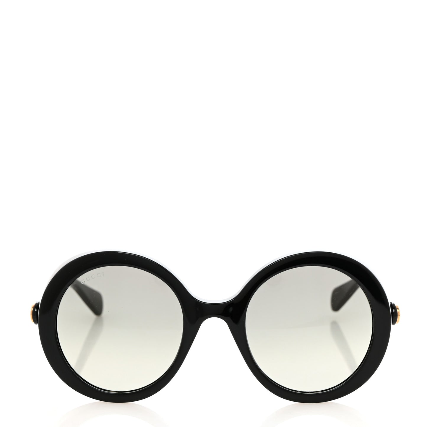Acetate Round GG Sunglasses GG0367S Black