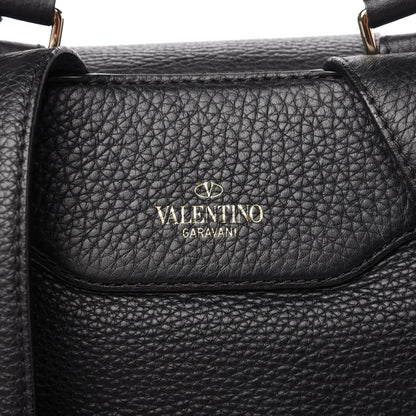 Valentino Garavani Pebbled Calfskin Rockstud Drawstring Backpack Black 11 of 11