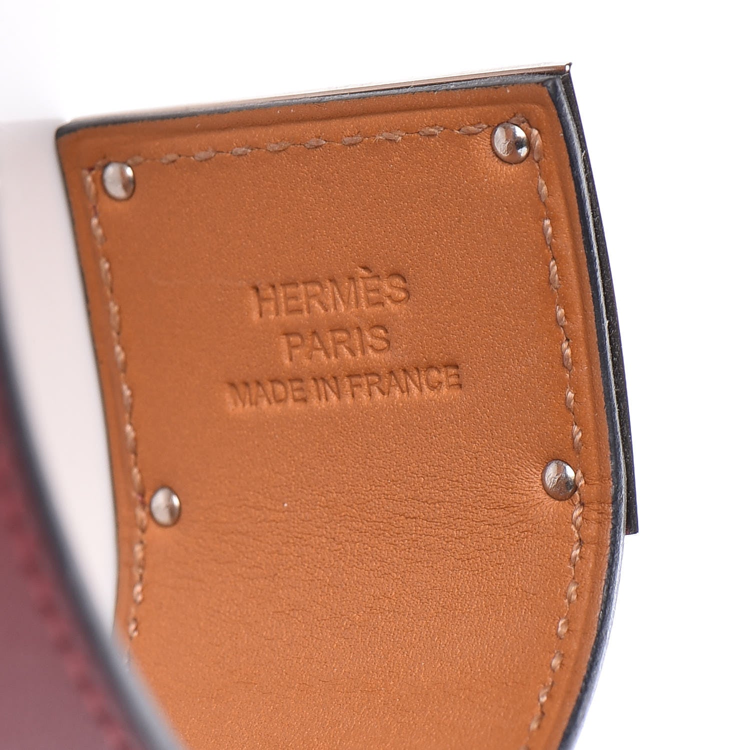 Hermes Swift Kelly Dog Bracelet Rouge H 4 of 5
