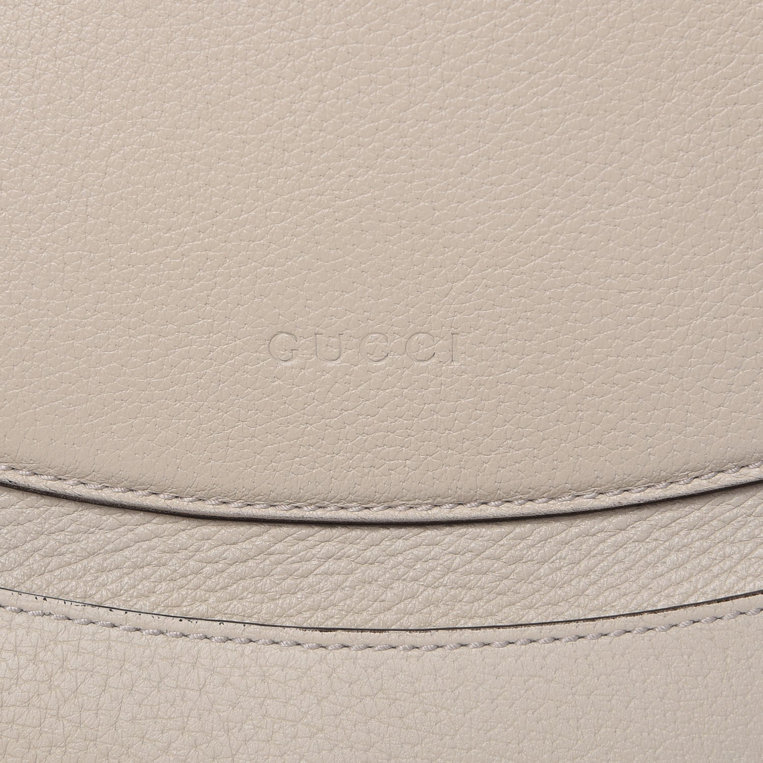 Gucci Grained Calfskin Web Stripe Butterfly Medium Totem Top Handle Bag White 9 of 10