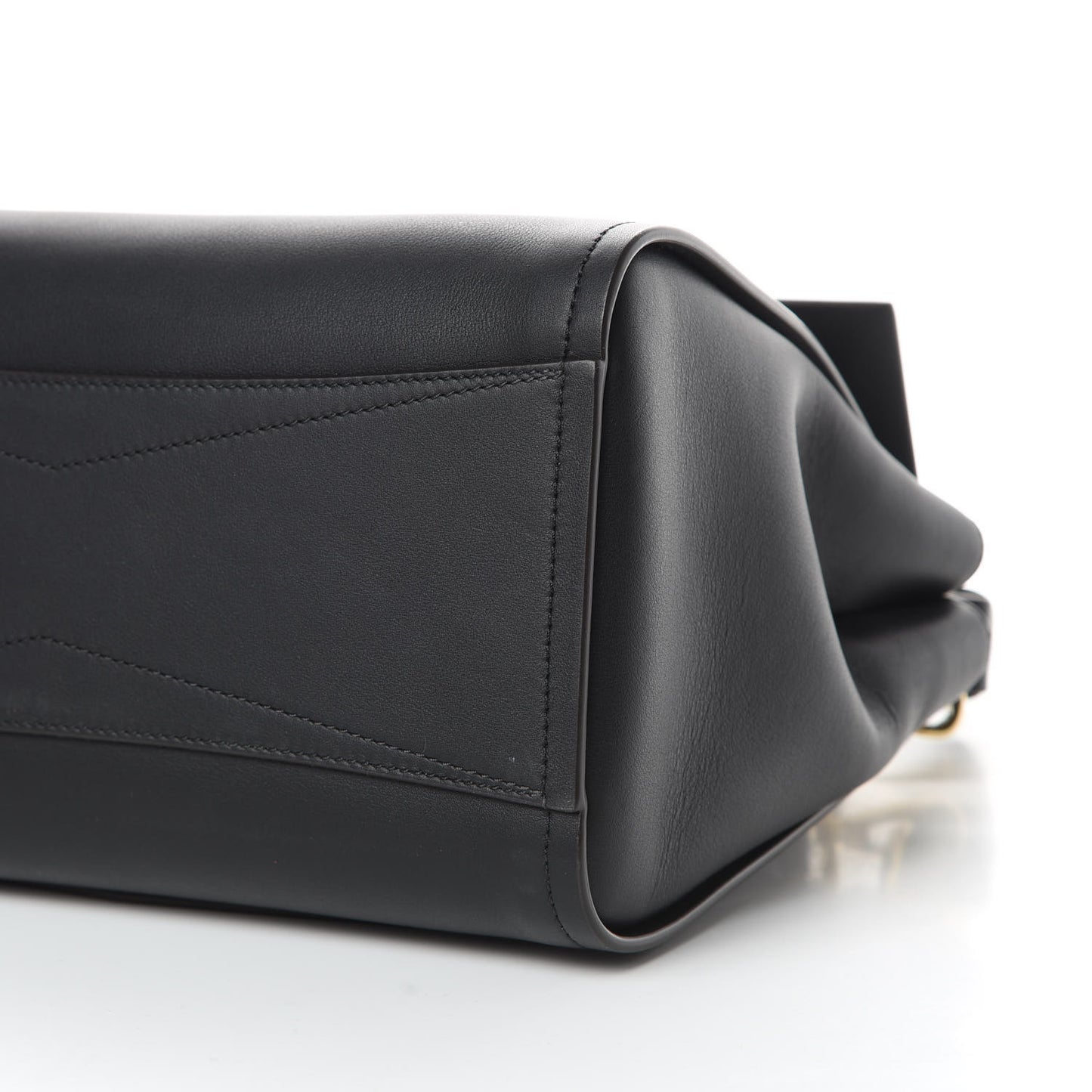 Calfskin Small Mystic Shoulder Bag Black