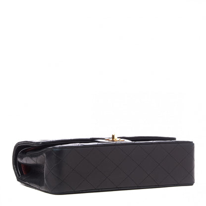 Chanel Lambskin Quilted Medium Double Flap Black 3 of 9