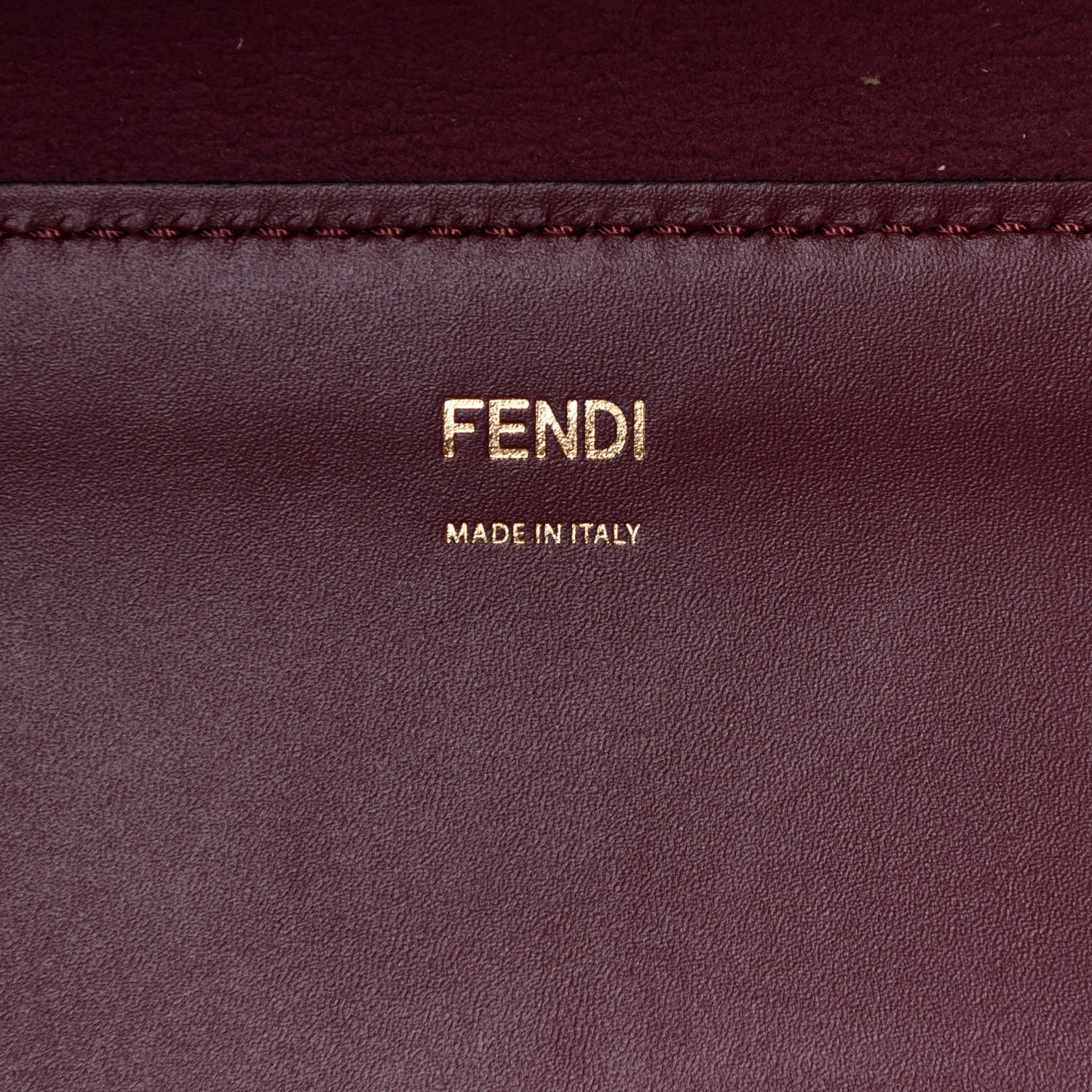 Fendi Vitello King Plexiglass Logo Embossed Large Fendi Sunshine Shopper Tote Barolo 7 of 12