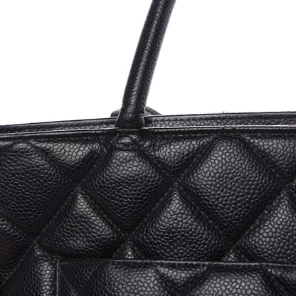 Chanel Caviar Quilted Medallion Tote Black 13 of 17