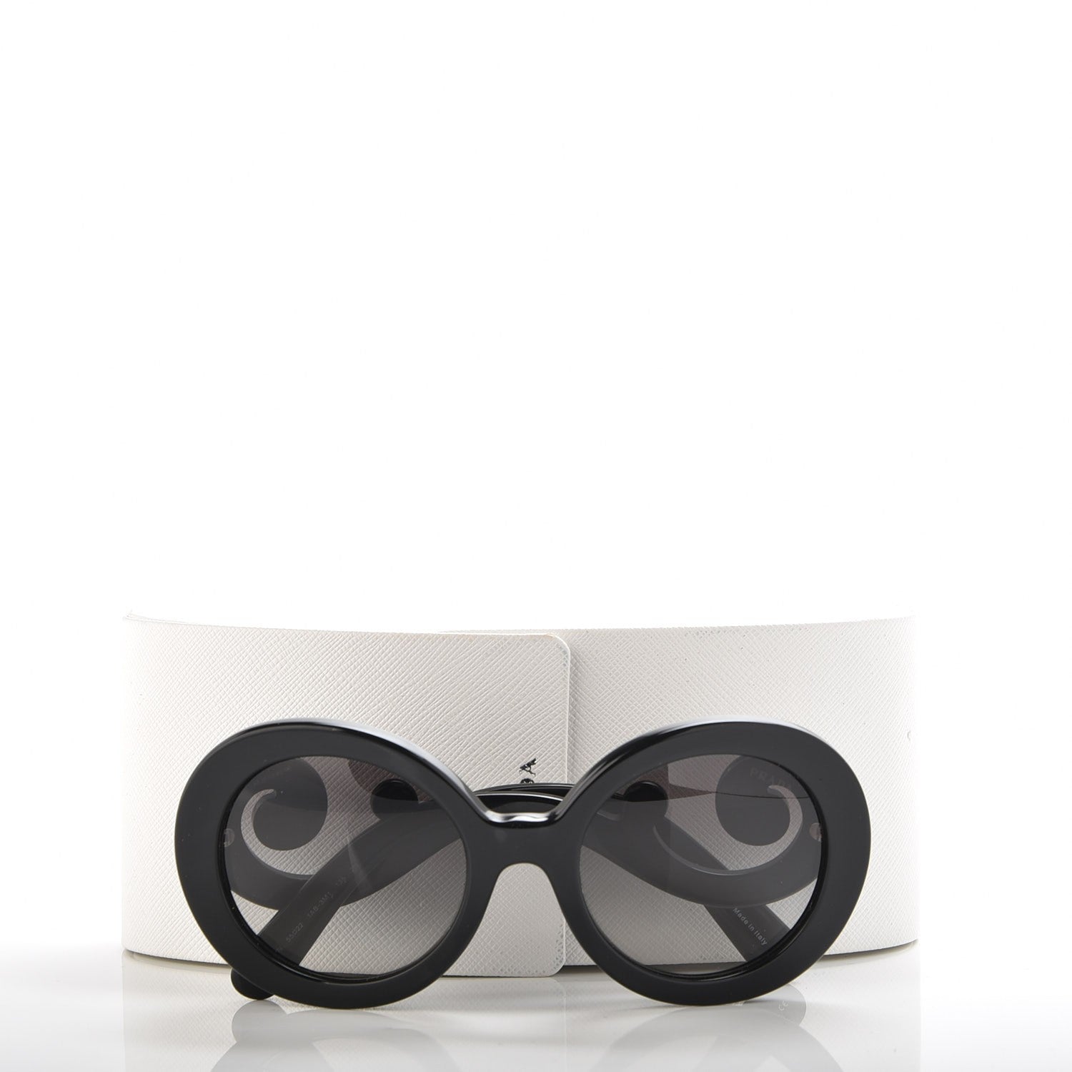 Prada Baroque Sunglasses SPR 27N Black 7 of 7