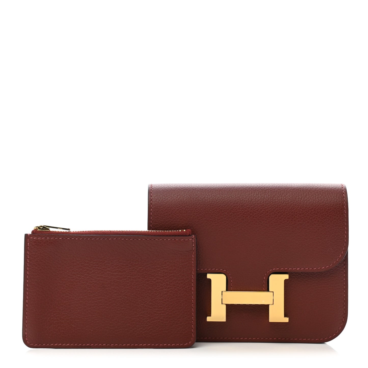 Evercolor Constance Slim Wallet Rouge H