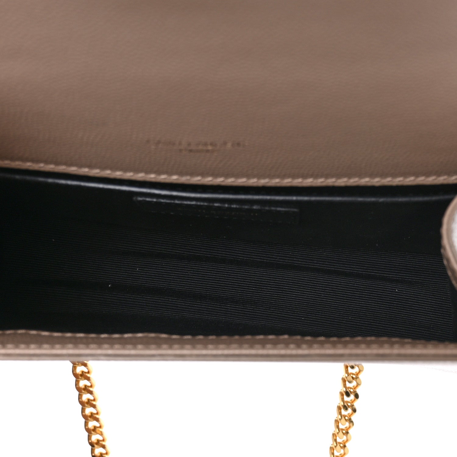 Saint Laurent Grain De Poudre Small Monogram Kate Satchel Dark Beige 5 of 8