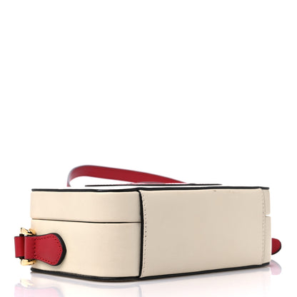 Gucci Vitello Eclipse Mini Interlocking G Shoulder Bag Mystic White Hibiscus Red 4 of 11
