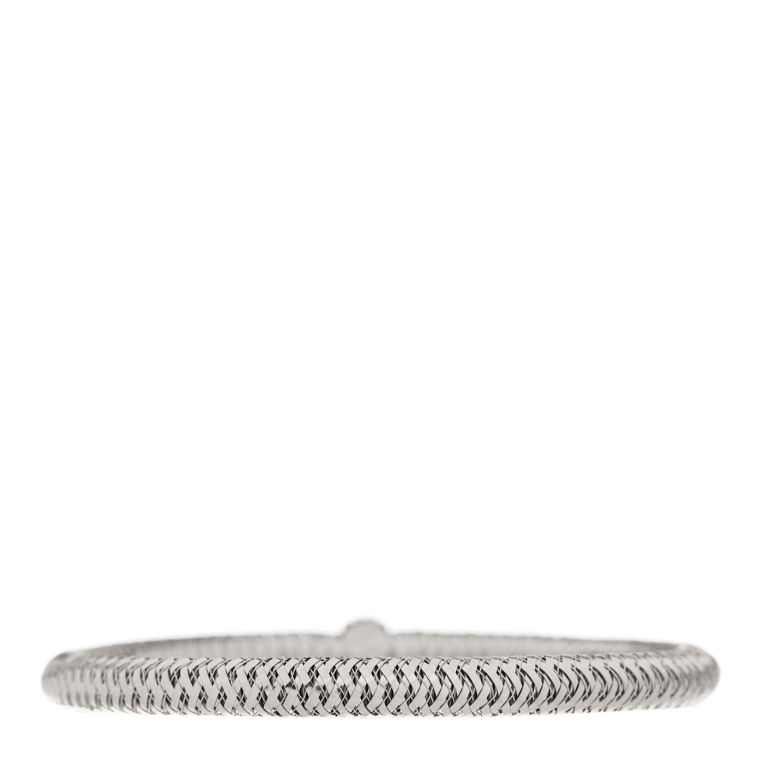 Roberto Coin 18K White Gold Diamond Primavera Bracelet 2 of 3