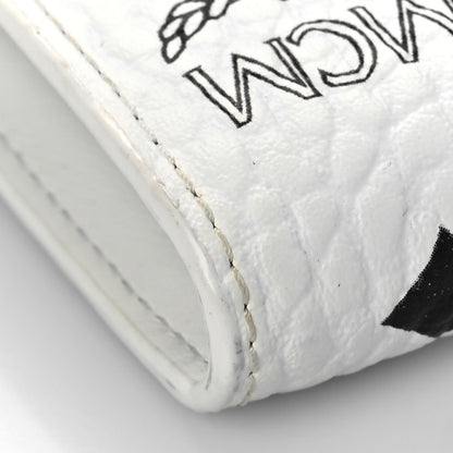 MCM Visetos Large Patricia Wallet On Chain White 7 of 9