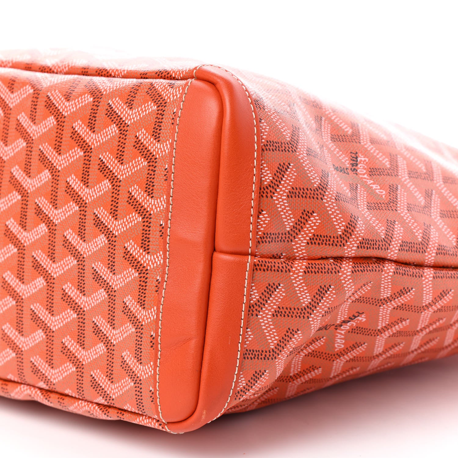 Goyard Goyardine Artois PM Orange 9 of 9