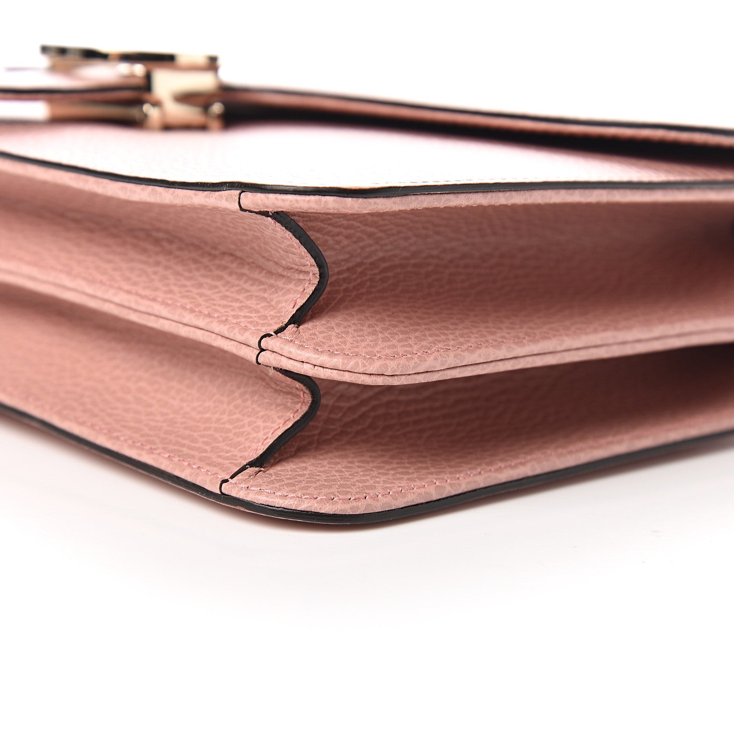 Gucci Dollar Calfskin Interlocking G Shoulder Bag Soft Pink 8 of 9